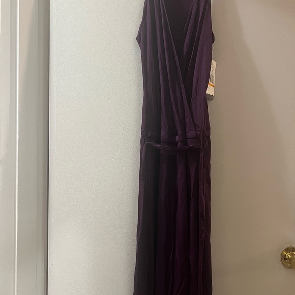 Kenneth Cole Deep Purple Maxi Dress - Picture 1 of 5